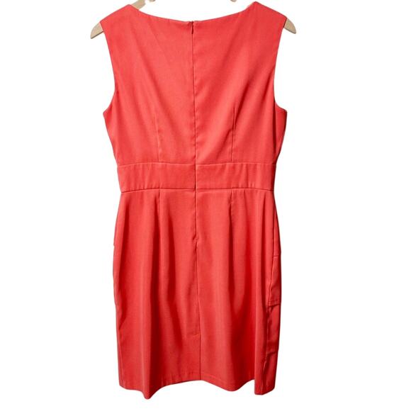 Connected Apparel Orange Ruffle Women Dress 10 BRAND NEW WITH TAGS - Picture 2 of 5